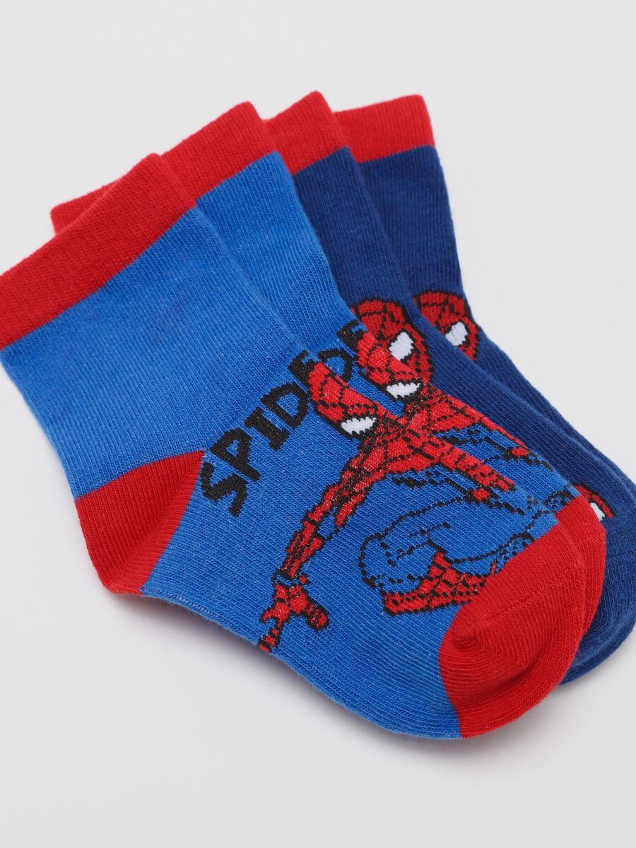 Three-pack socks in organic cotton with Spider-Man design_2