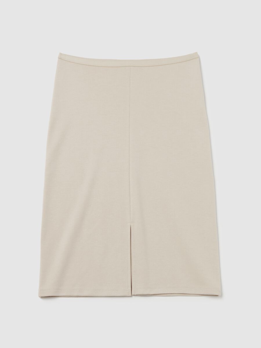 Pencil skirt with split_4