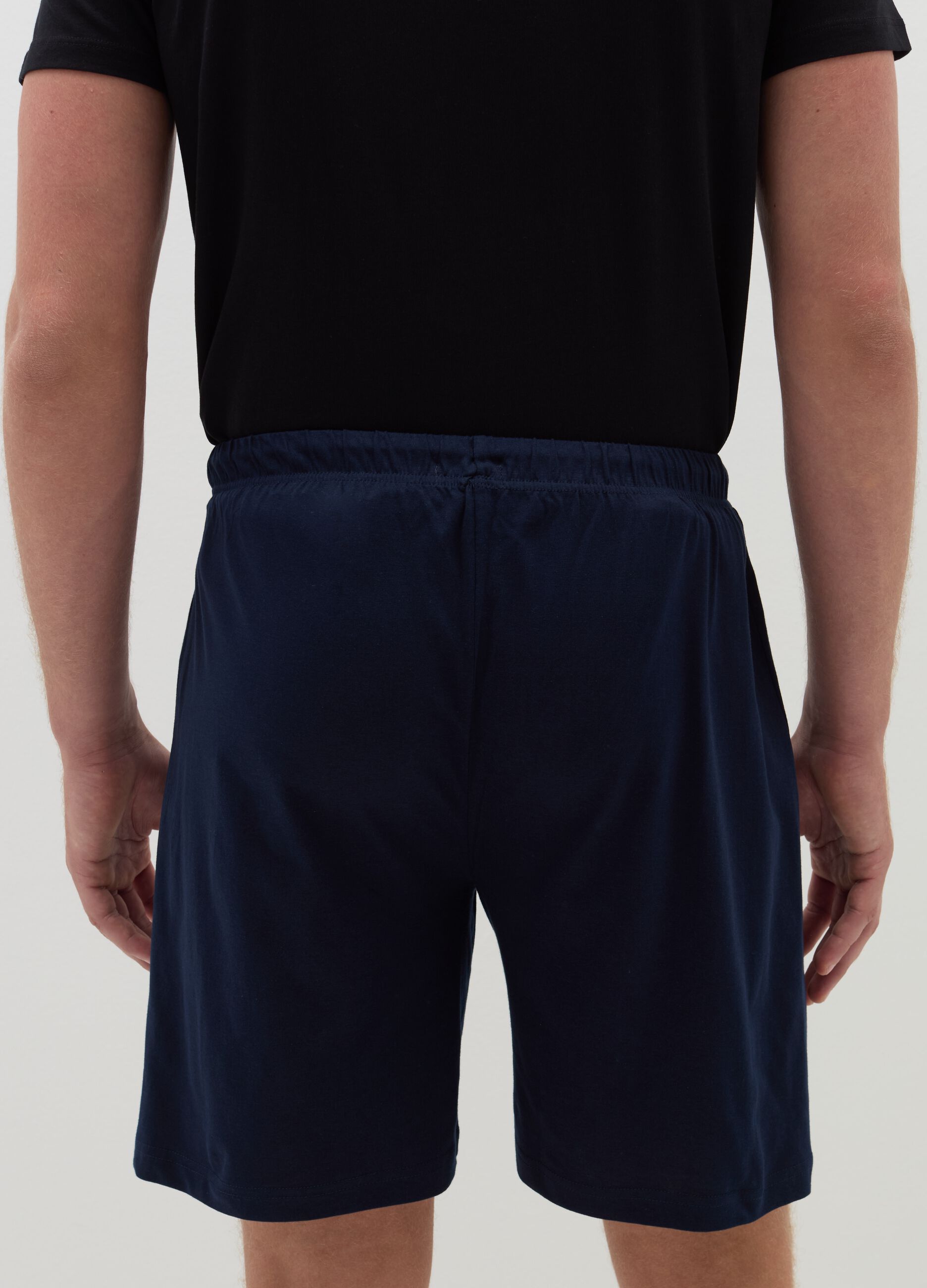 Two-pack pyjama shorts with drawstring