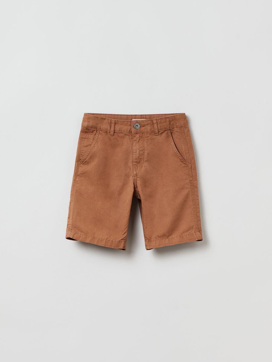 Carpenter Bermuda shorts in cotton_0