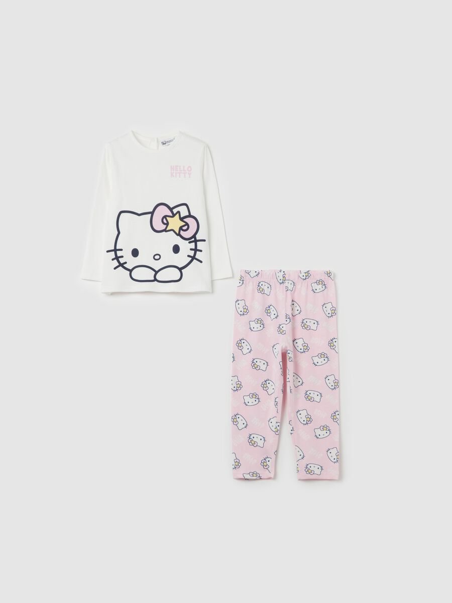 Organic cotton pyjamas with Hello Kitty print_0