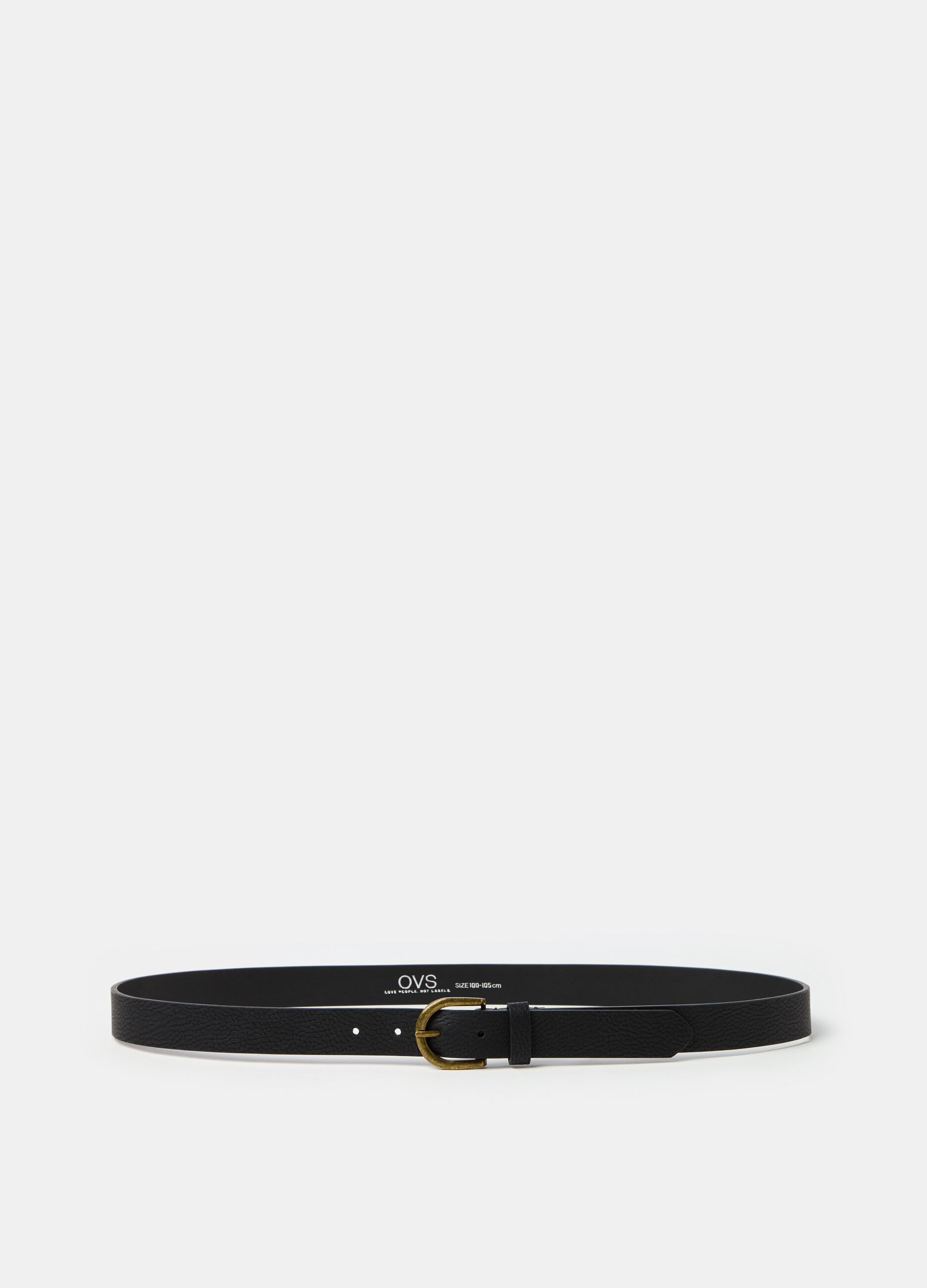 Hammered-effect belt