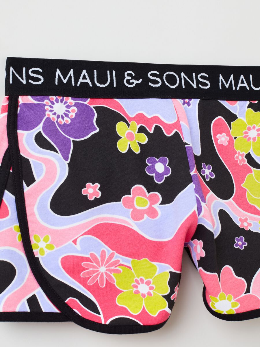 Maui and Sons jogging set with floral print_2