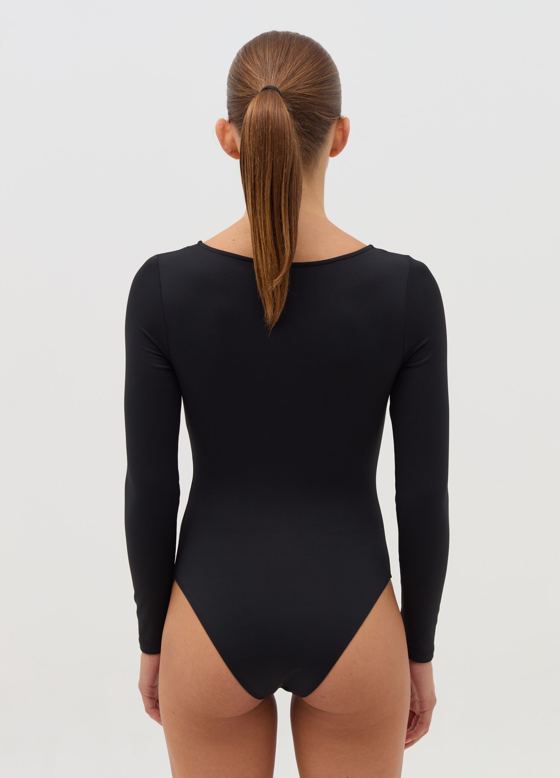 AI•KI bodysuit with long sleeves