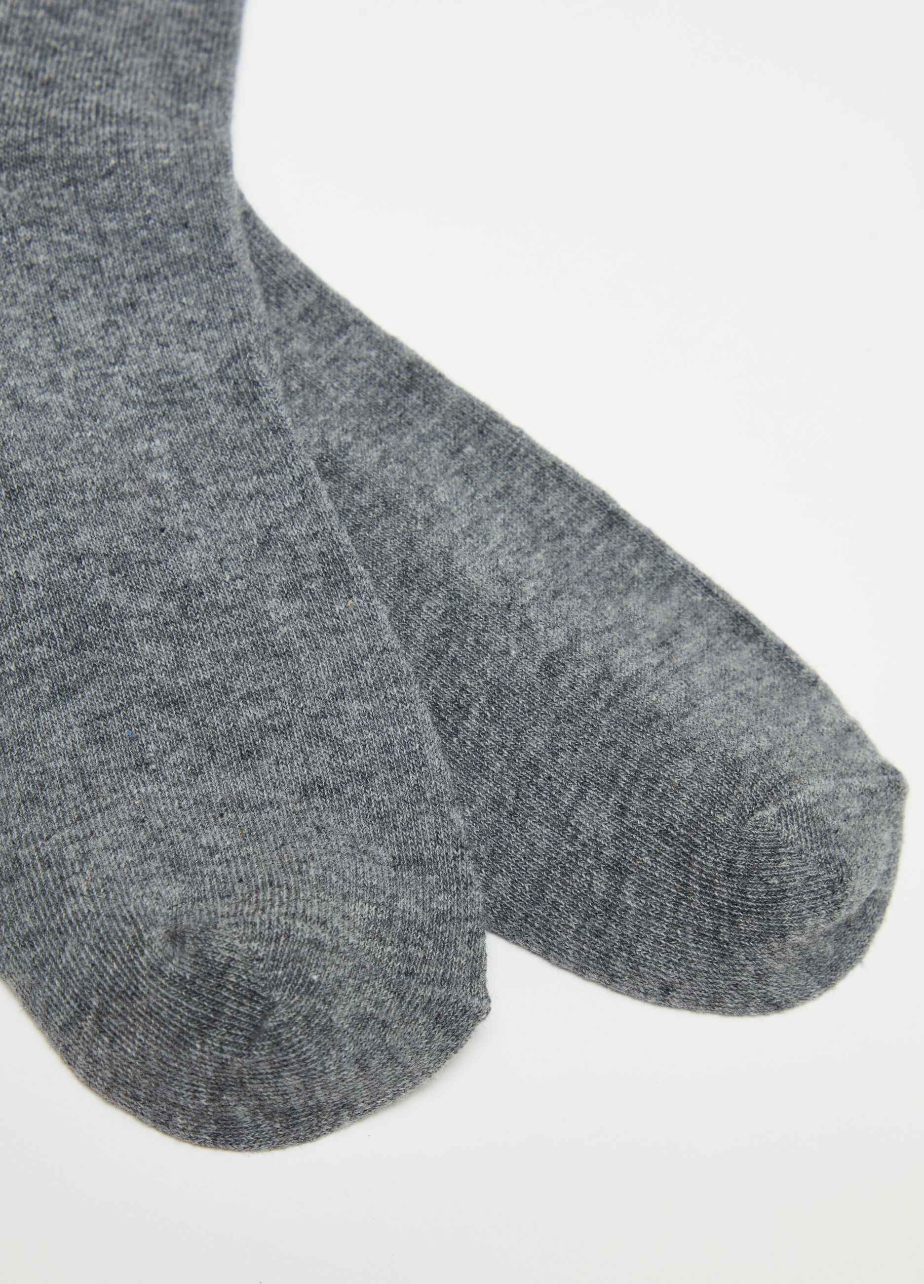 Pack dos calcetines cortos elásticos con lurex