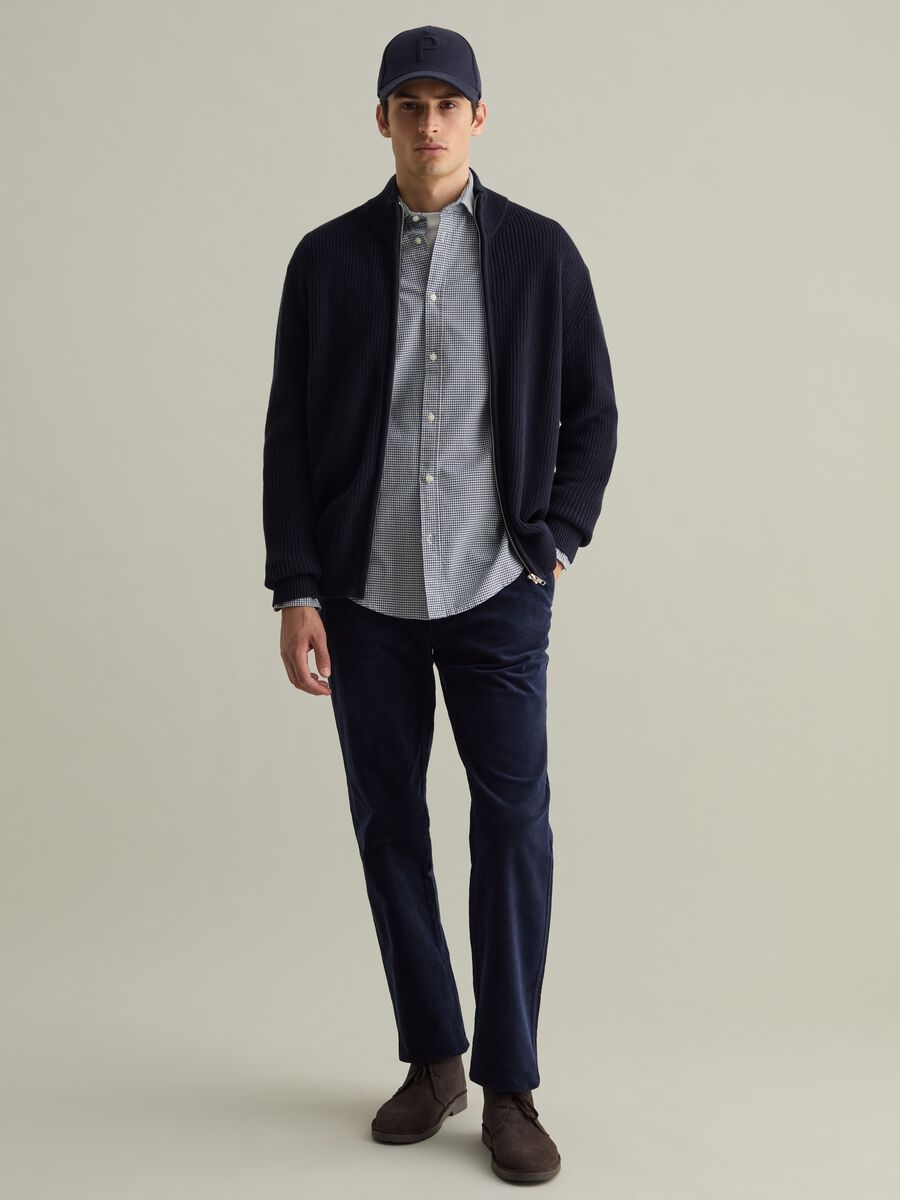 Corduroy chino trousers_0