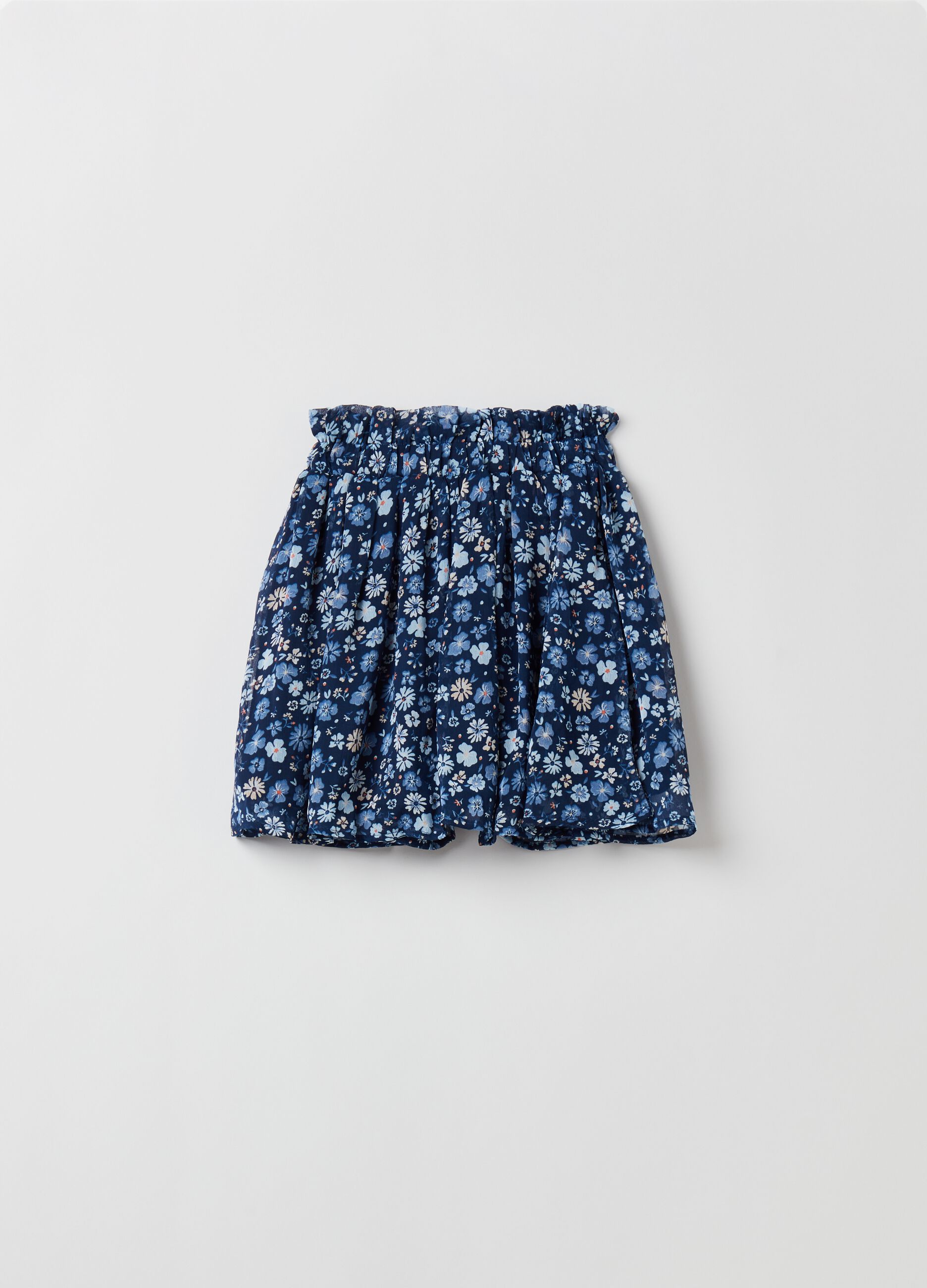 Floral pattern skirt