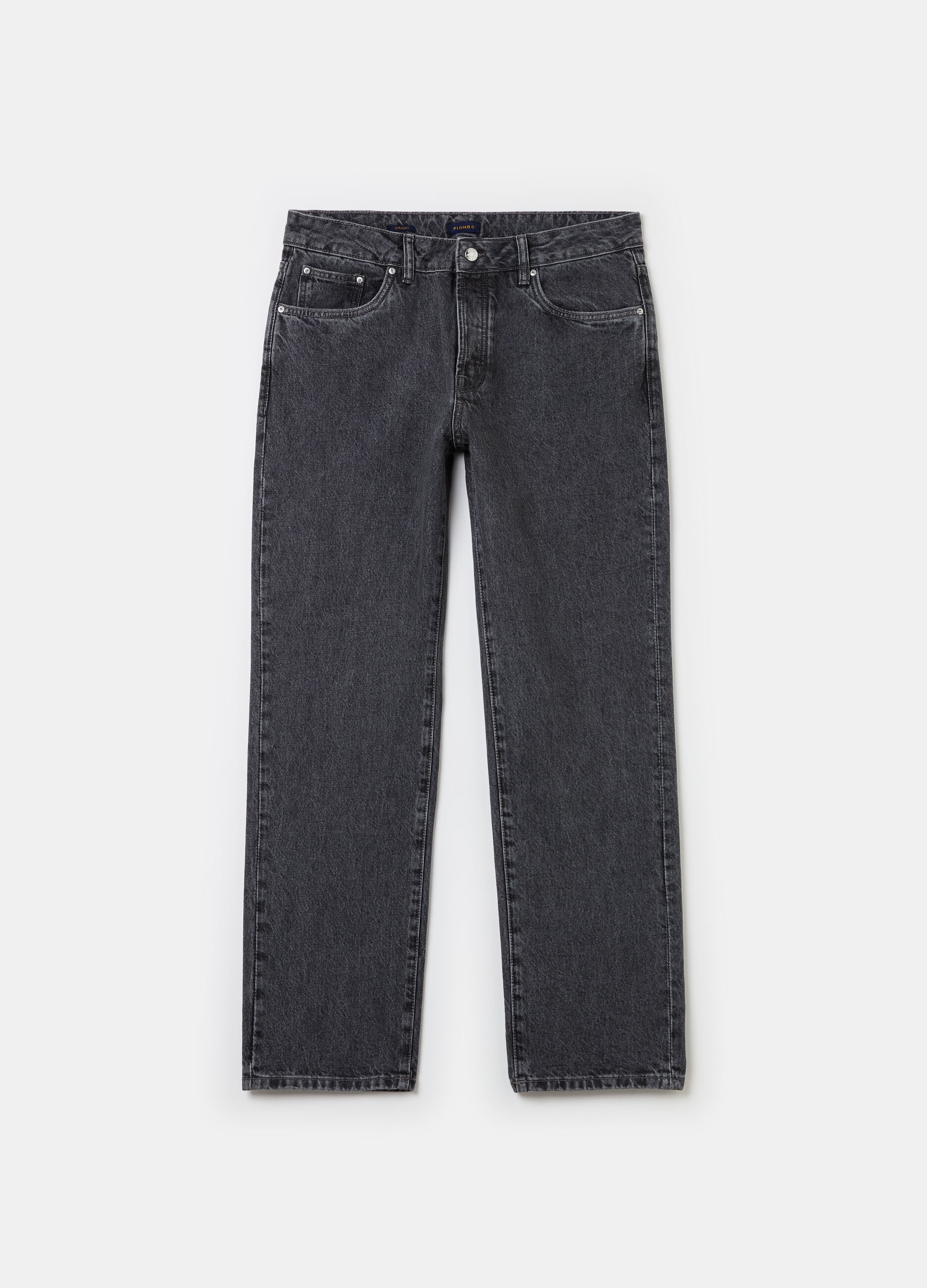 Five-pocket,straight-fit jeans