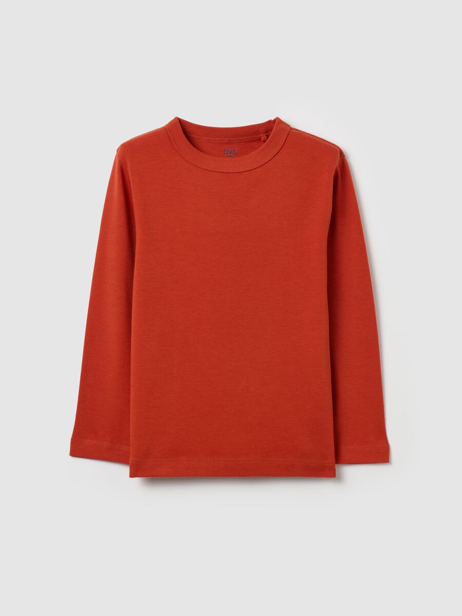 Essential long-sleeved T-shirt in organic cotton_0