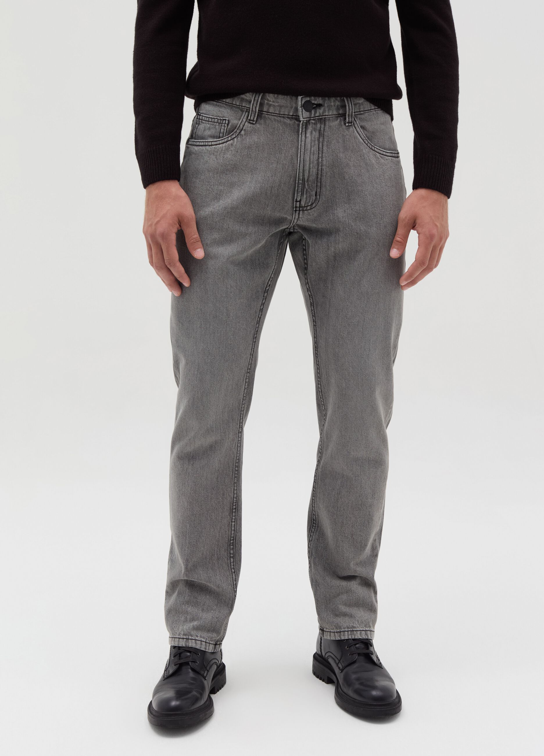 Regular-fit jeans with five pockets