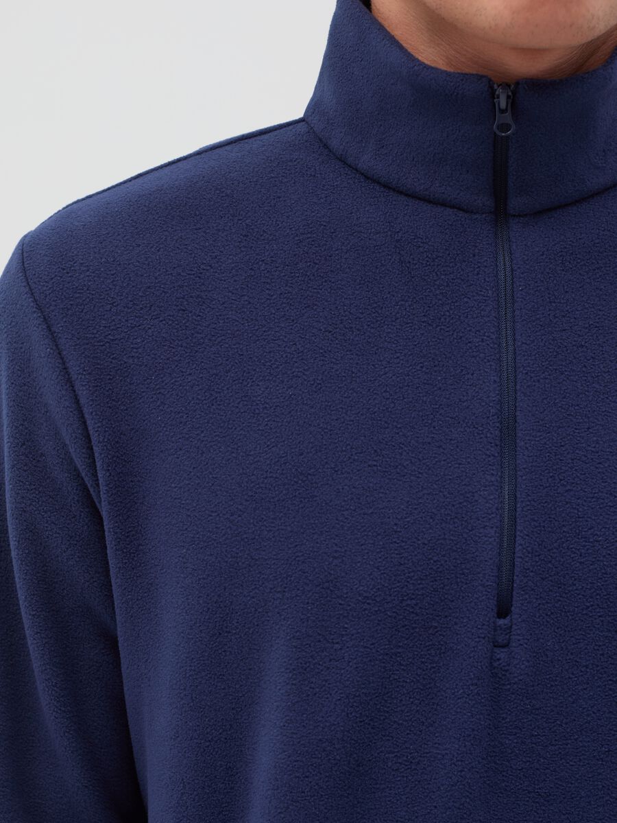 Half-zip sweatshirt in fleece_2