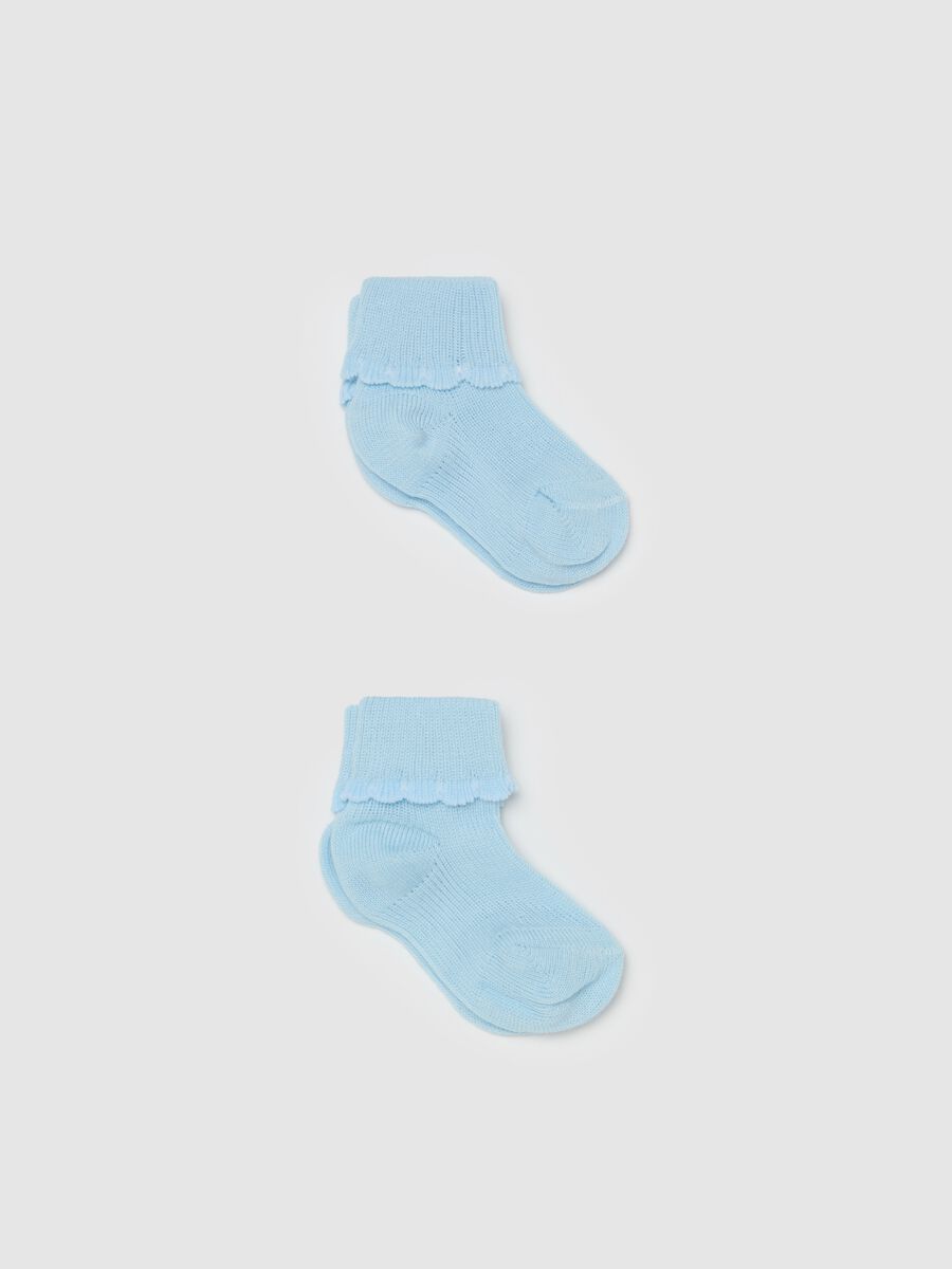 Two-pack socks with fold_0