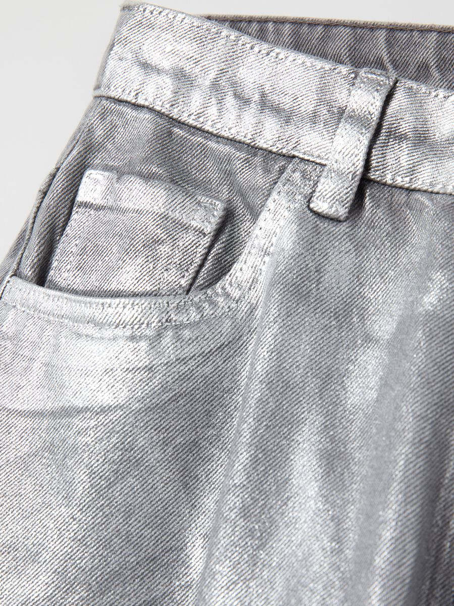 Straight-fit jeans in foil_5