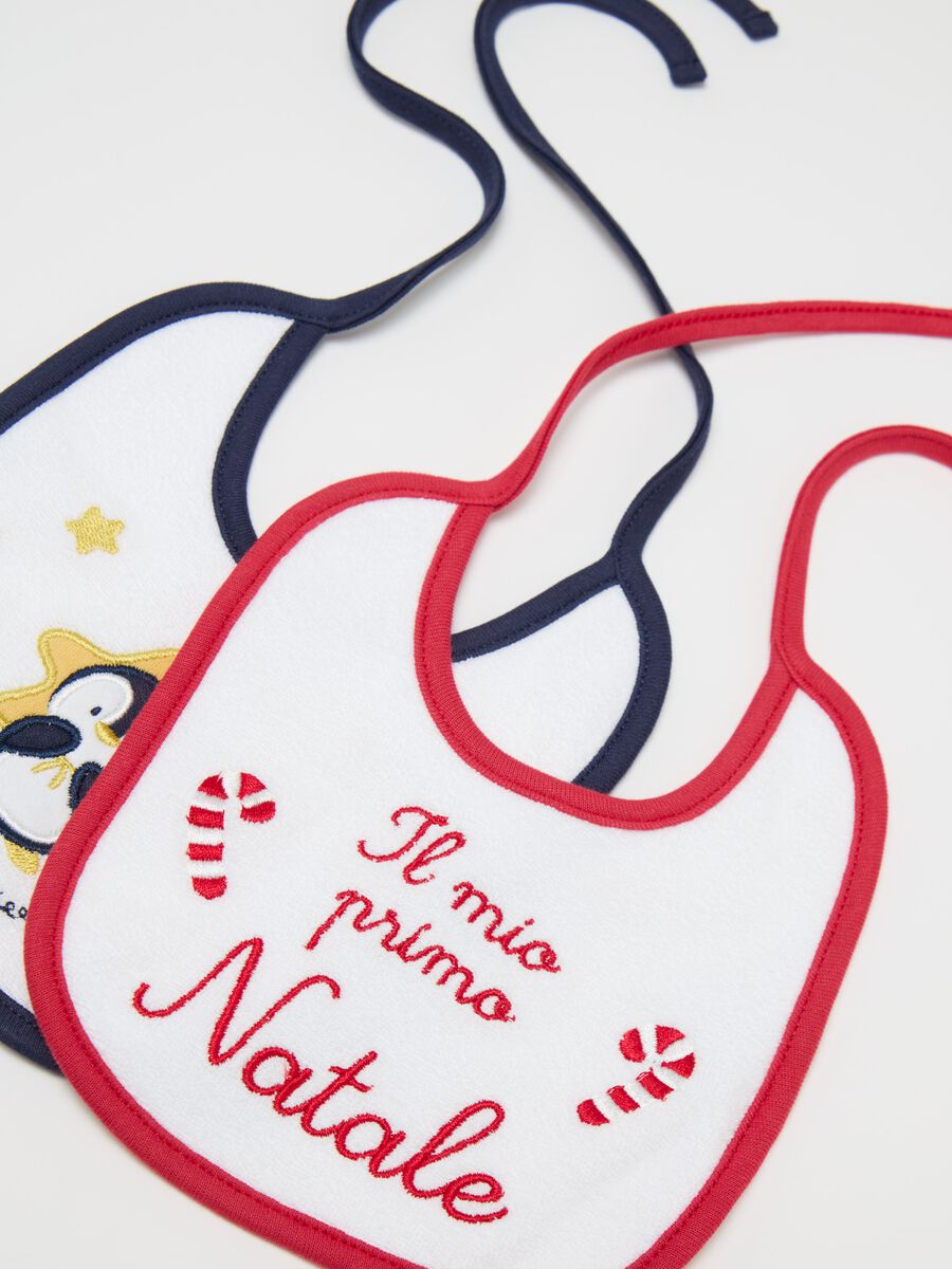 Two-pack "Il mio primo Natale" bibs_1