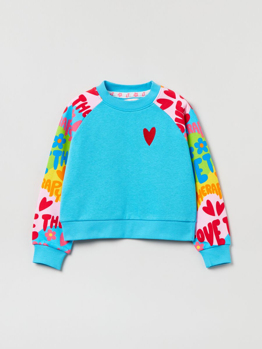 Sweatshirt with Love Therapy print_0