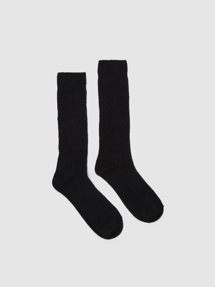 Long knit socks_0