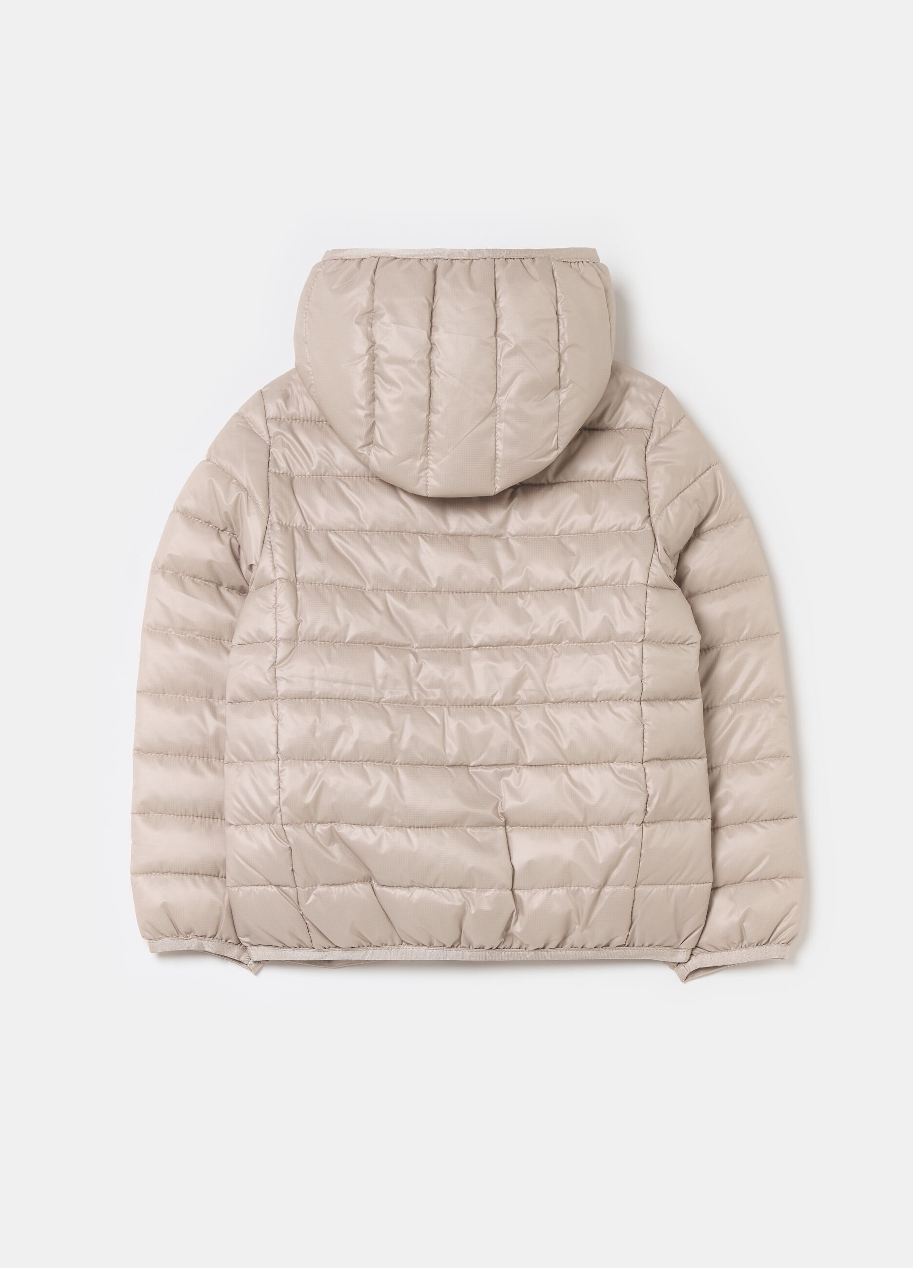 Ultralight down jacket with ripstop weave