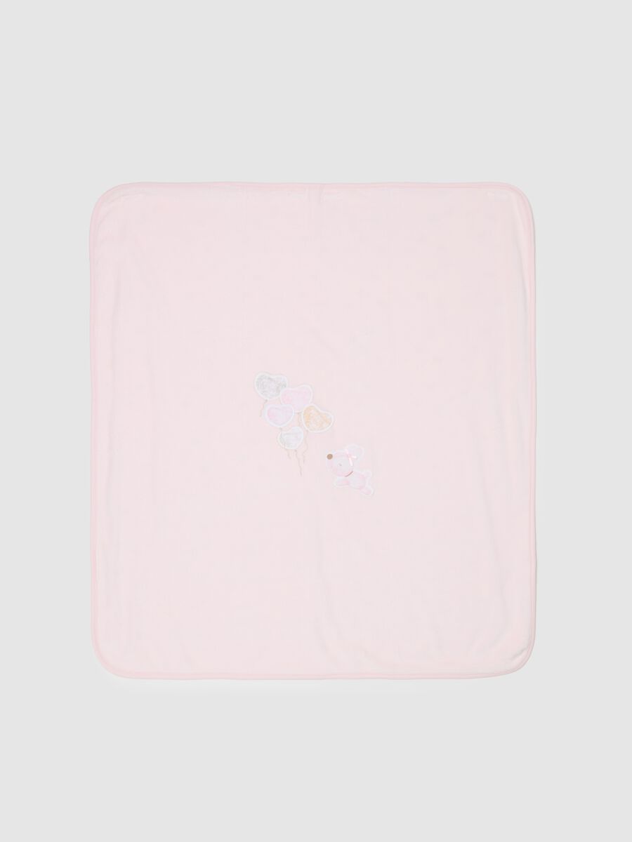 Velour blanket with puppies patch_1