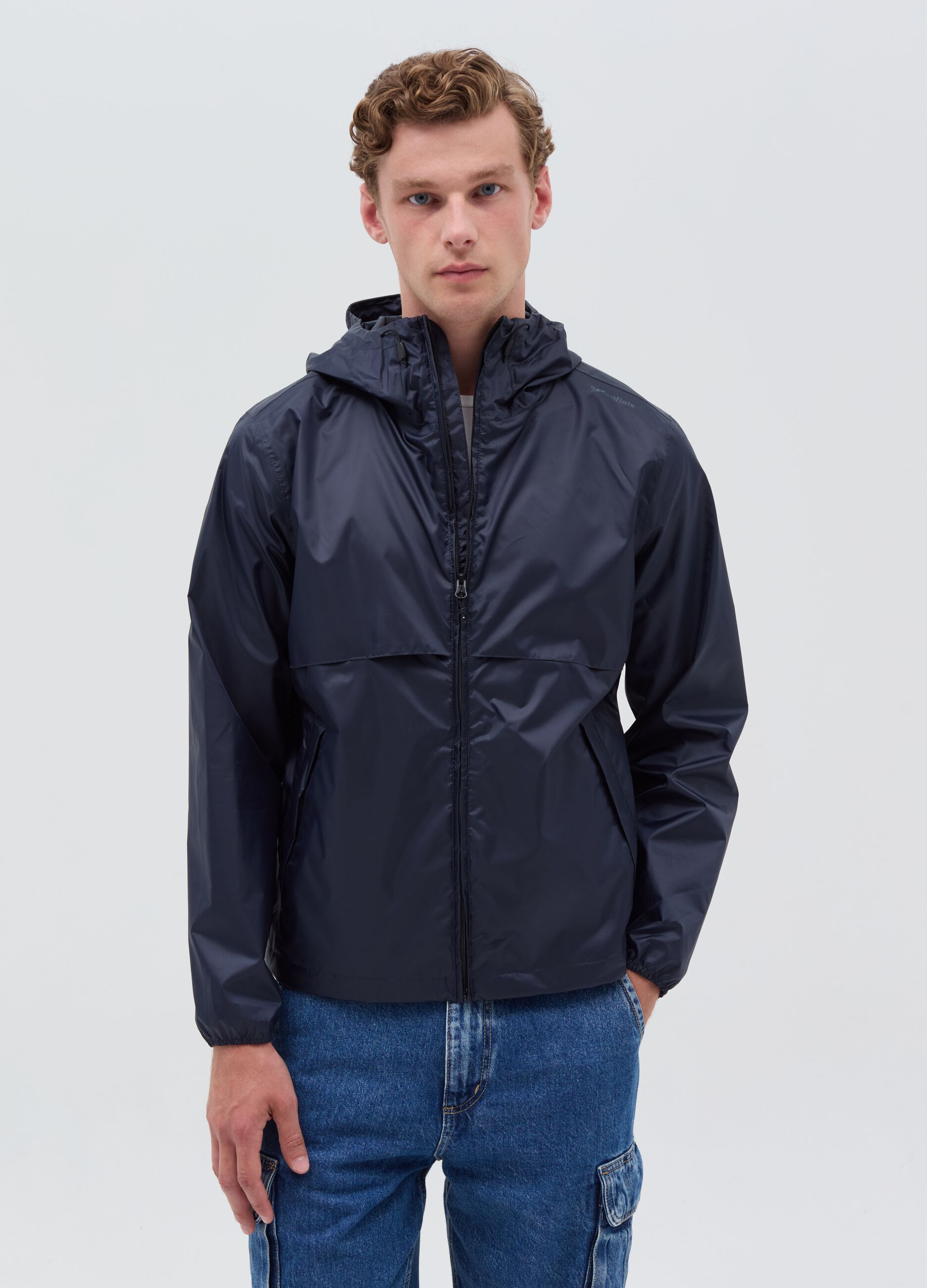 Essential waterproof full-zip jacket