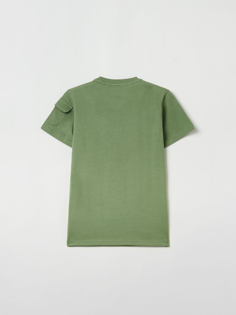 T-shirt with pocket and Grand&Hills print_1