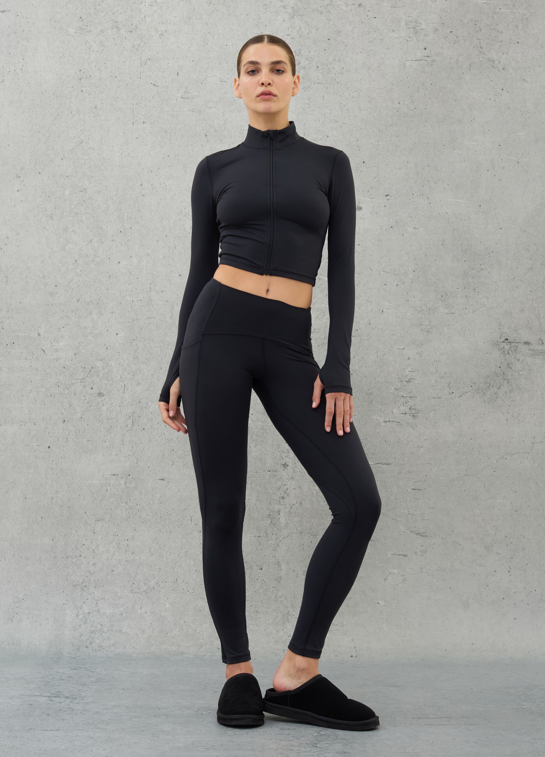 Technical Leggings Black