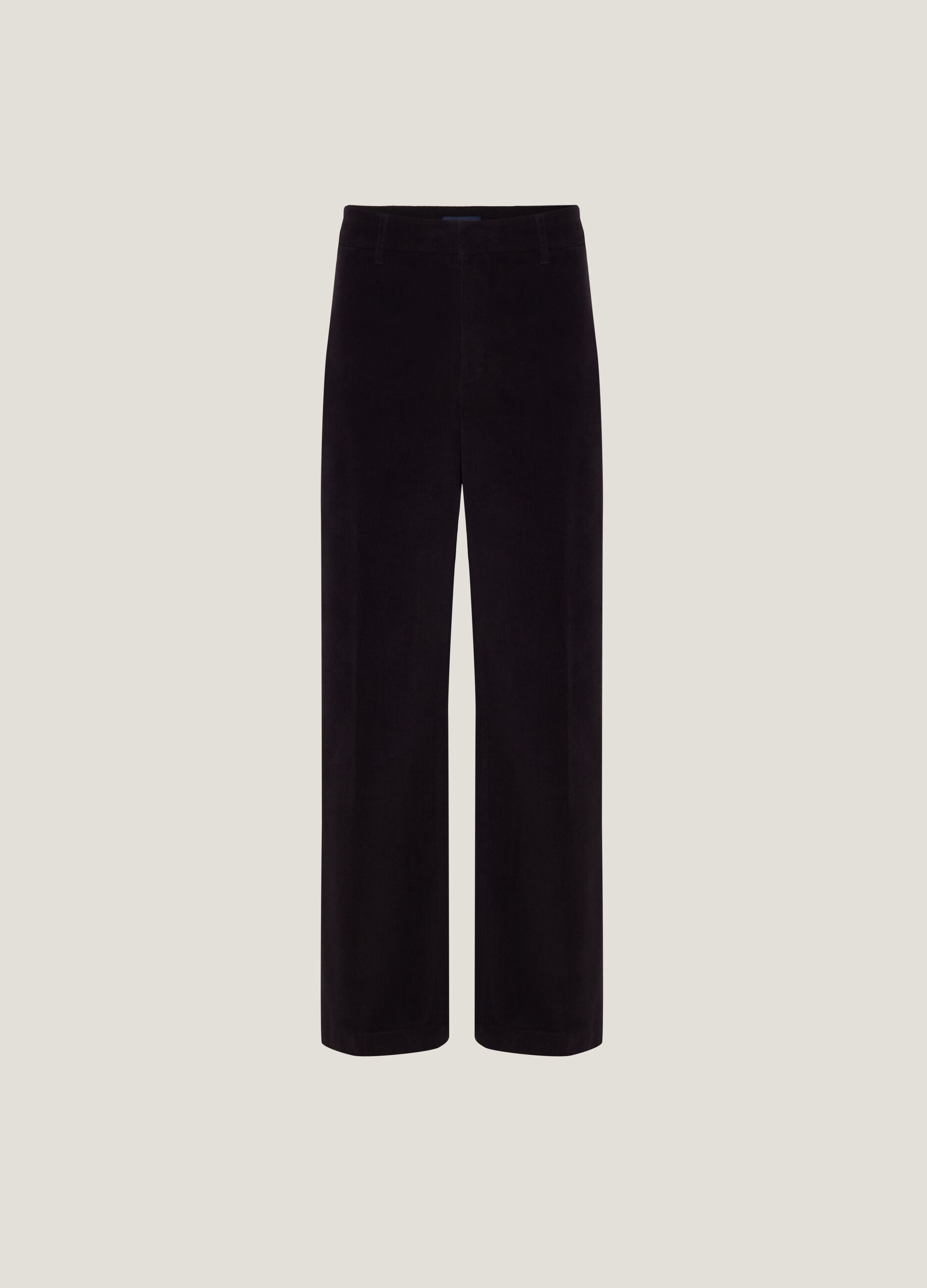 Straight-fit trousers in corduroy