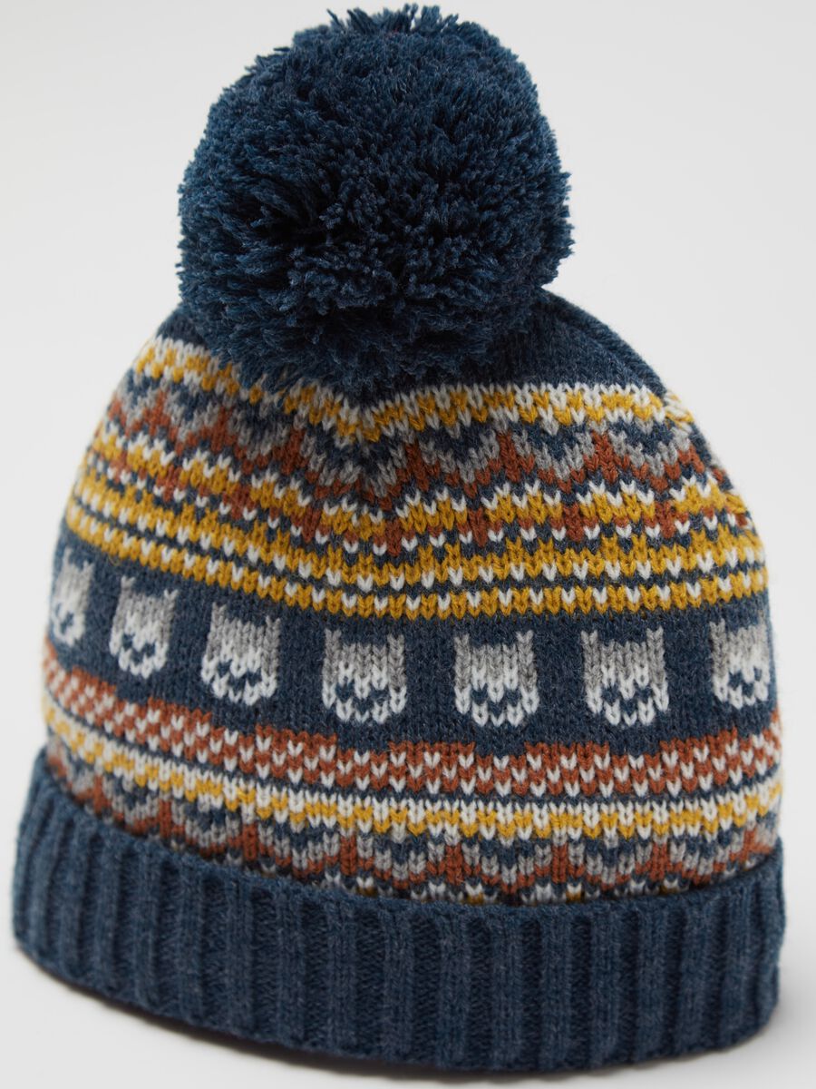 Bobble hat with ear flaps_2