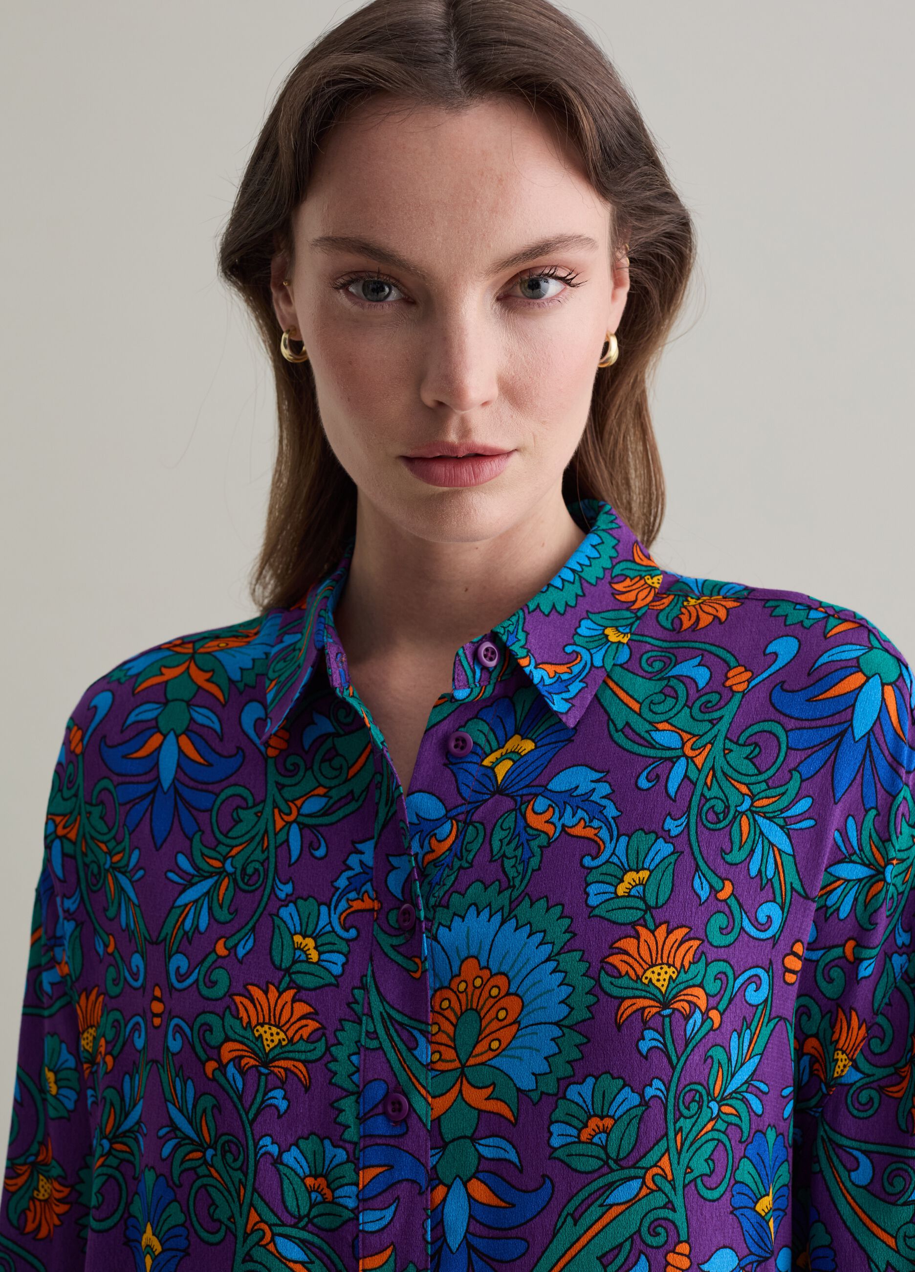 Relaxed-fit shirt with print