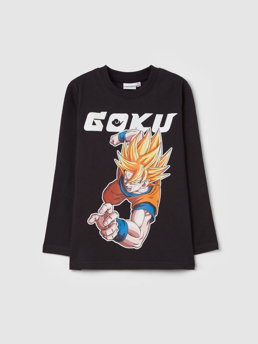 Long-sleeved T-shirt with DragonBall Z print_0