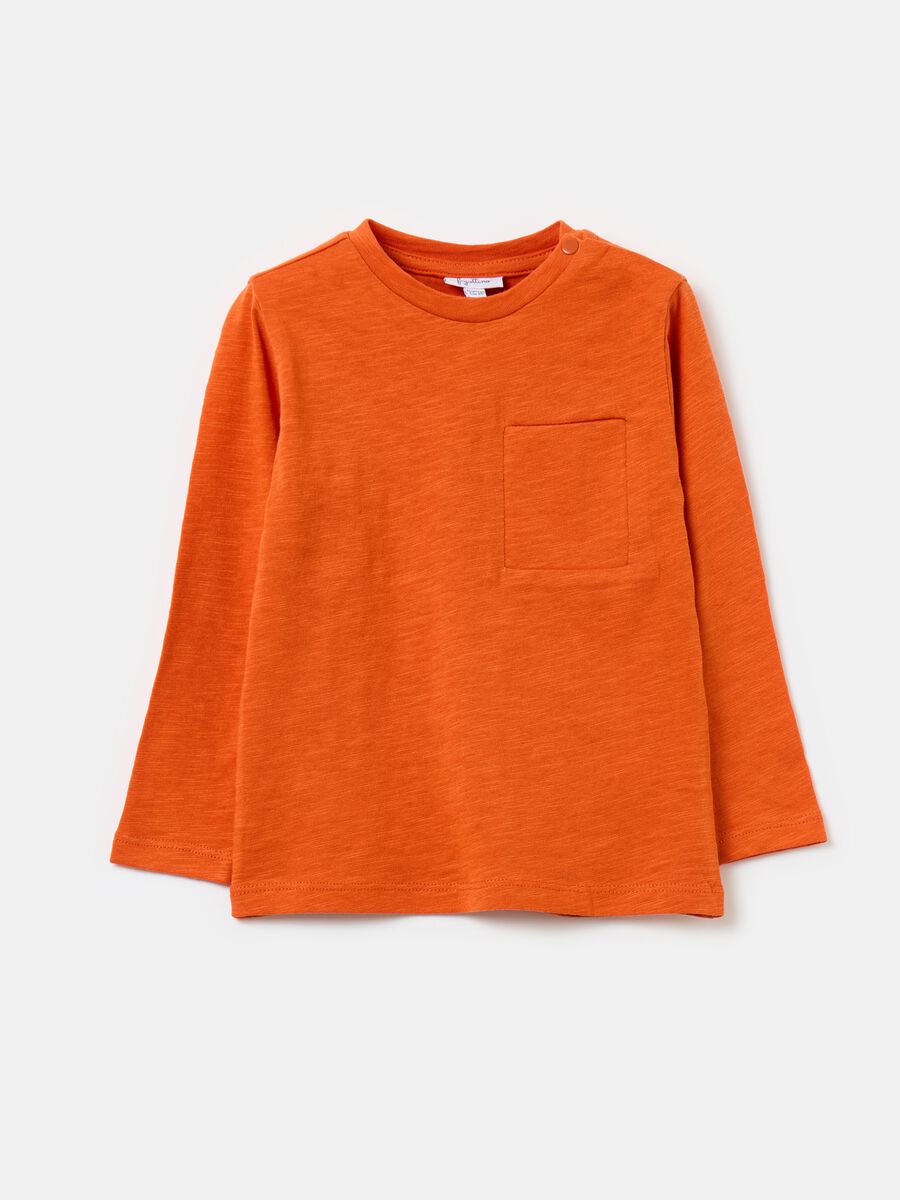 Long-sleeved T-shirt in cotton_0