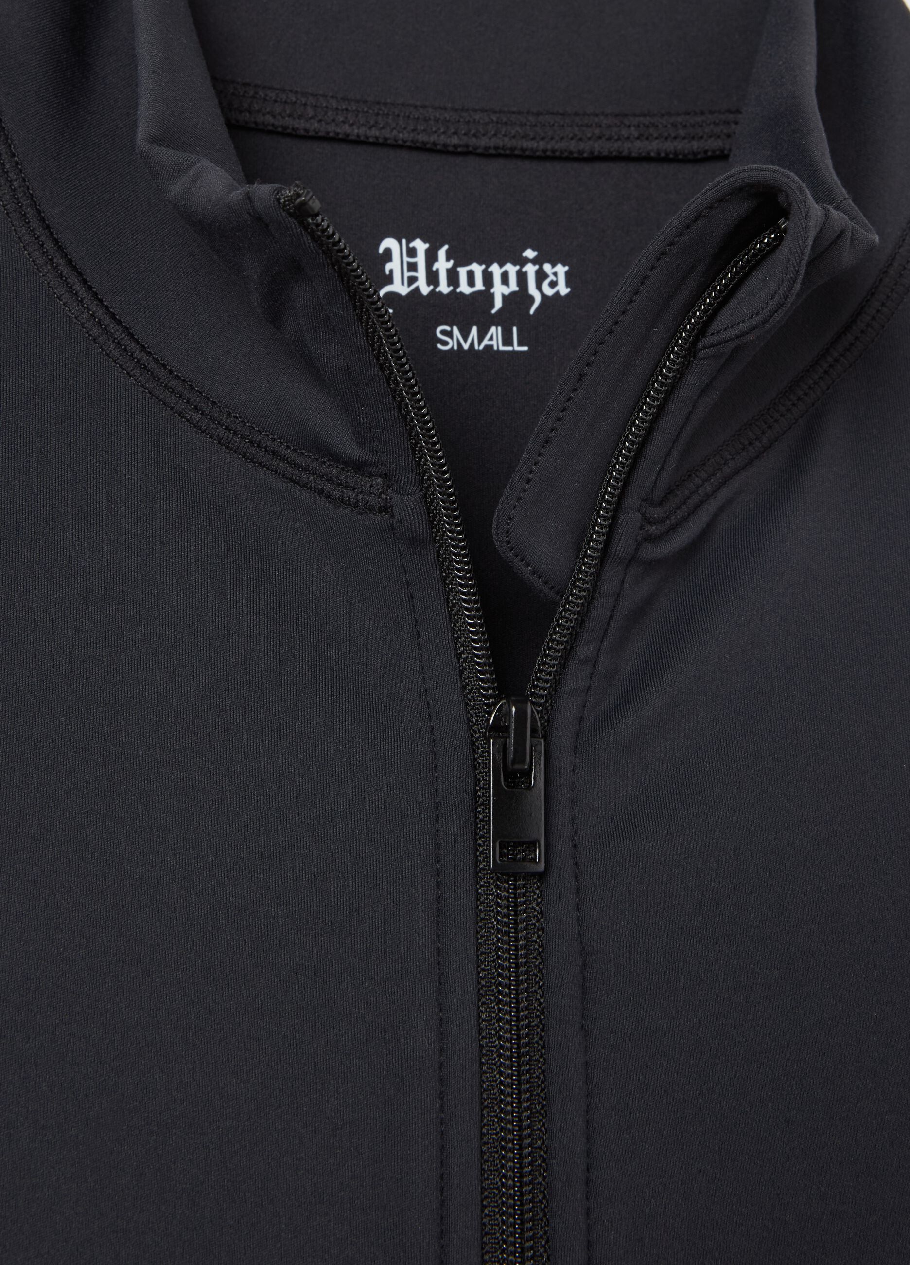 Technical Full Zip Black