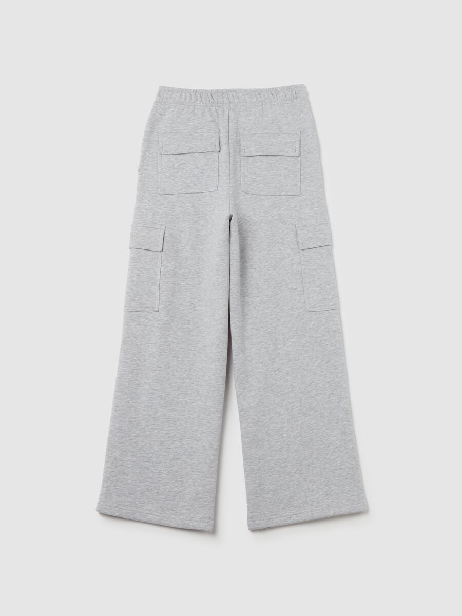 Cargo Sweatpants Grey Mélange_6