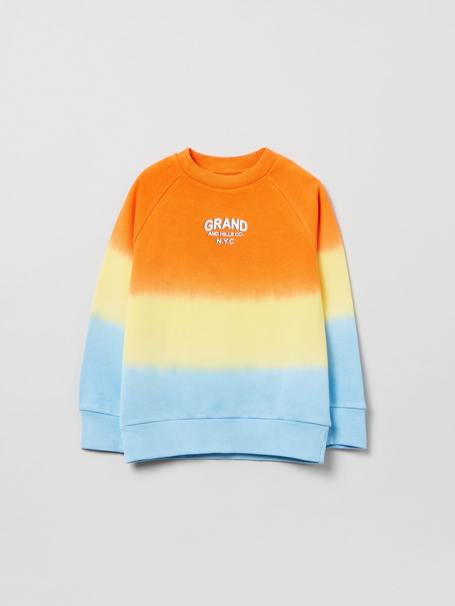 Grand&Hills tie-dye cotton sweatshirt_0