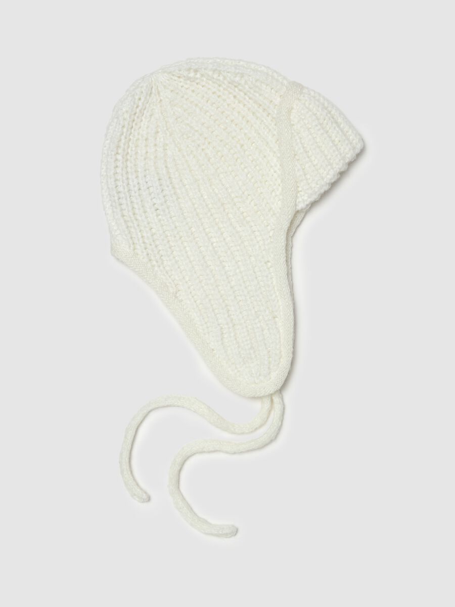 Knit aviator hat_0