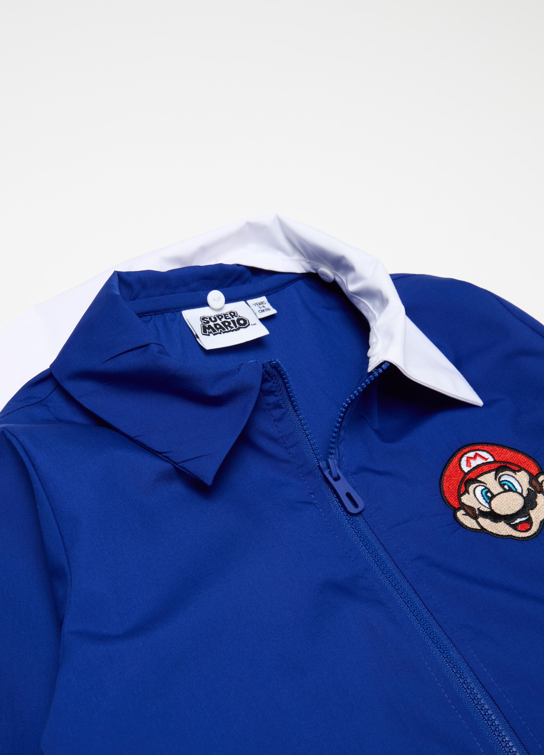 Smock with zip and Super Mario™ patch