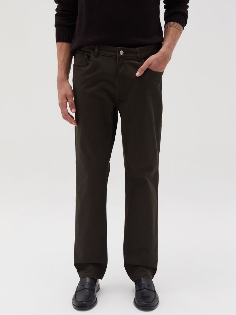 Regular-fit trousers with five pockets_1