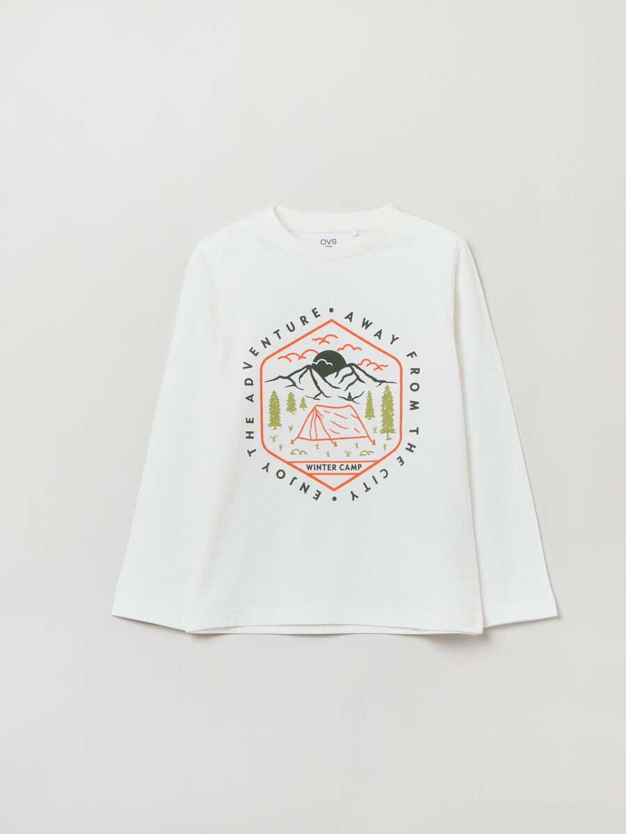 Long-sleeved T-shirt with print_0