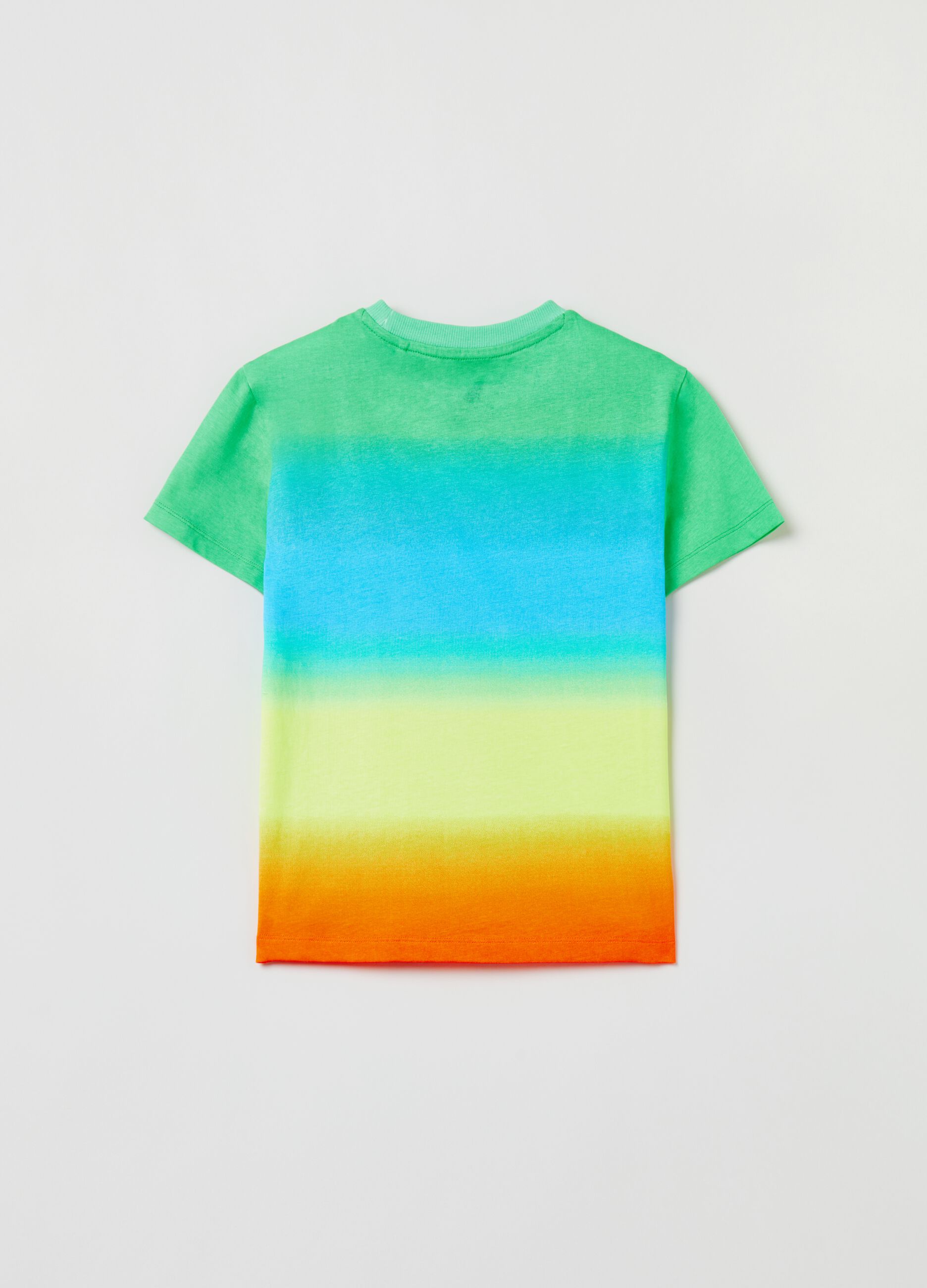 Grand&Hills dip-dye T-shirt with embroidery