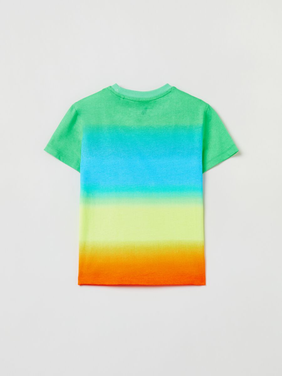 Grand&Hills dip-dye T-shirt with embroidery_1