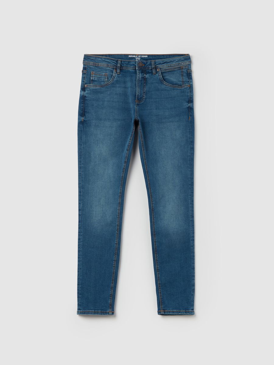 Skinny-fit jeans with fading_4