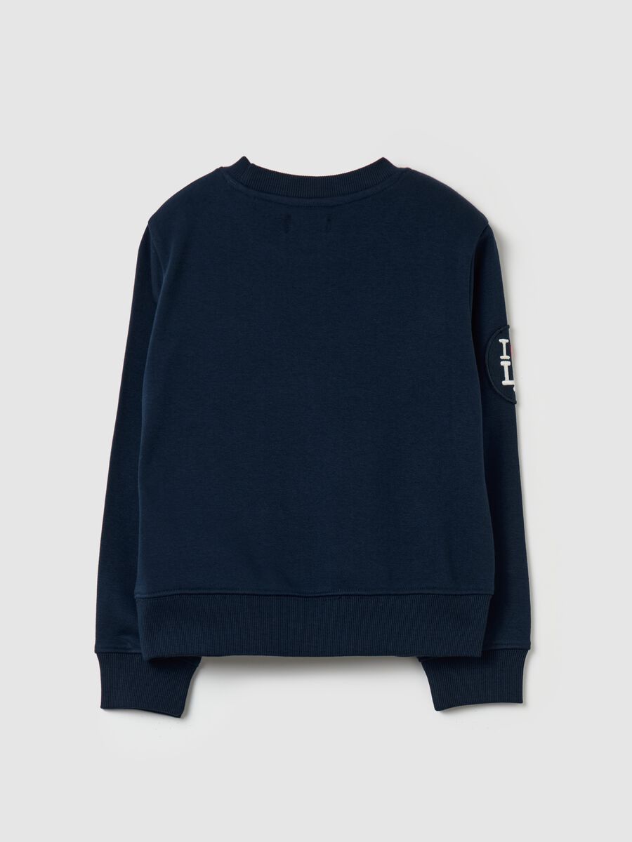 Sweatshirt in French terry with patch_1