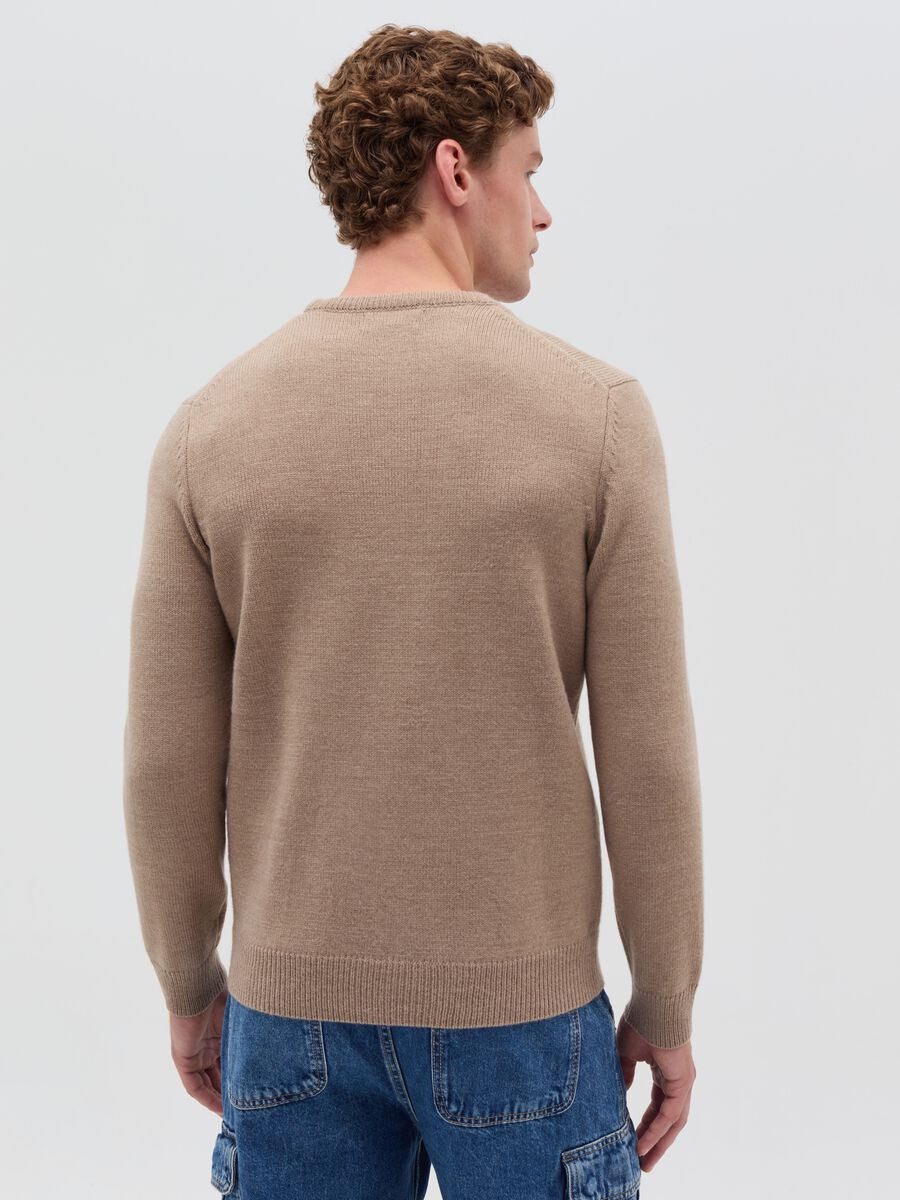 Round neck pullover_2