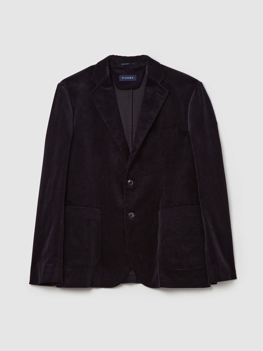 Blazer monopetto in corduroy Contemporary_4