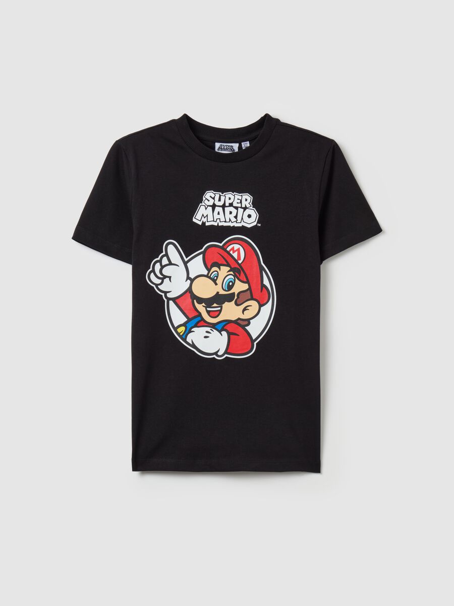 Camiseta de algodón con estampado Super Mario™_0