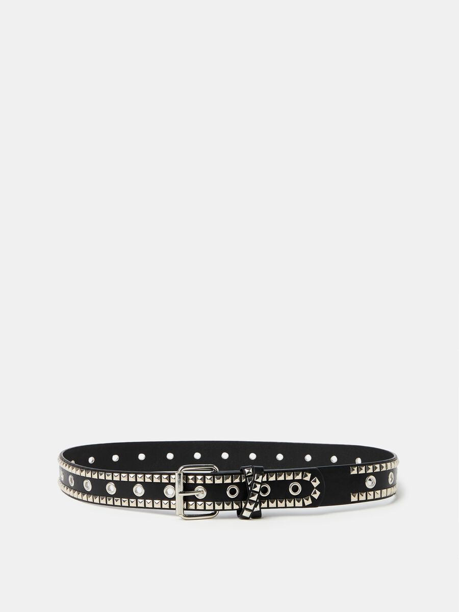 Belt with diamanté studs_1