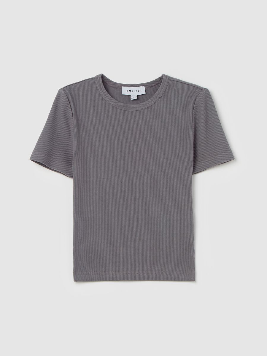 T-shirt in cotone stretch a costine_4