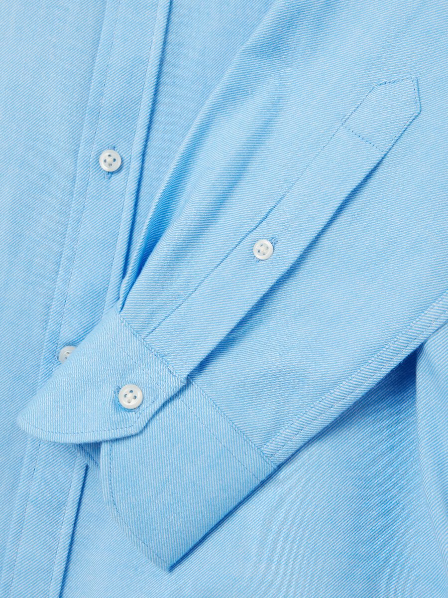 Cotton twill shirt with pocket_5