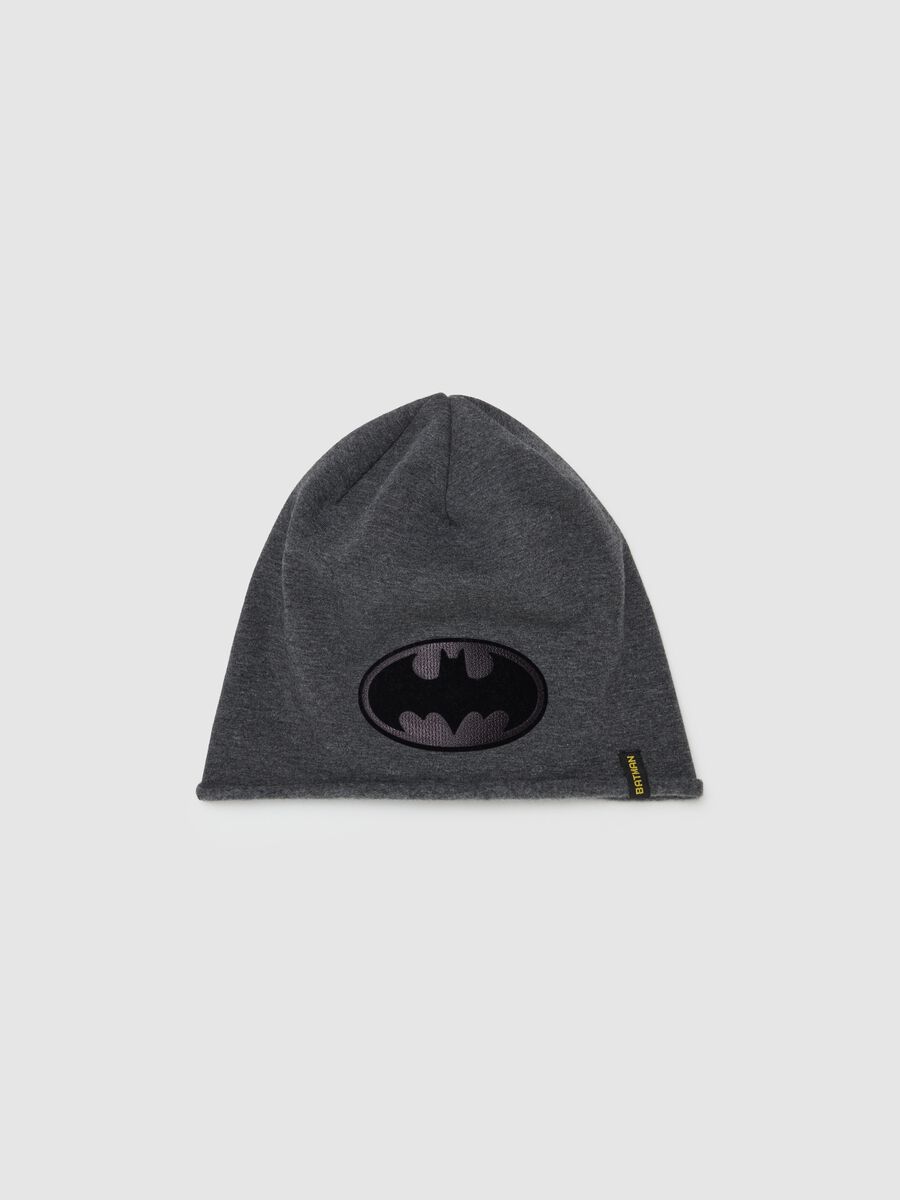 Organic cotton hat with Batman patch_0