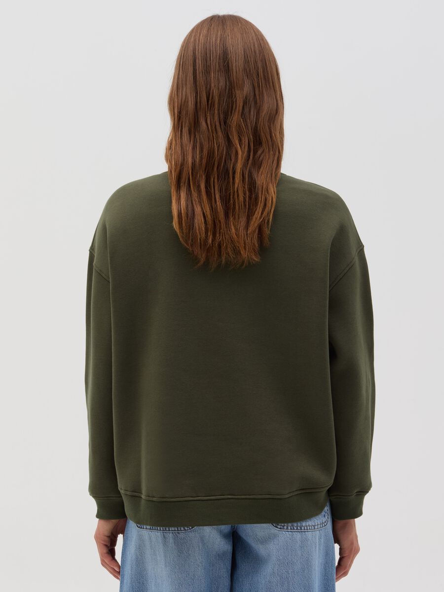 Essential oversized sweatshirt with lettering embroidery_3