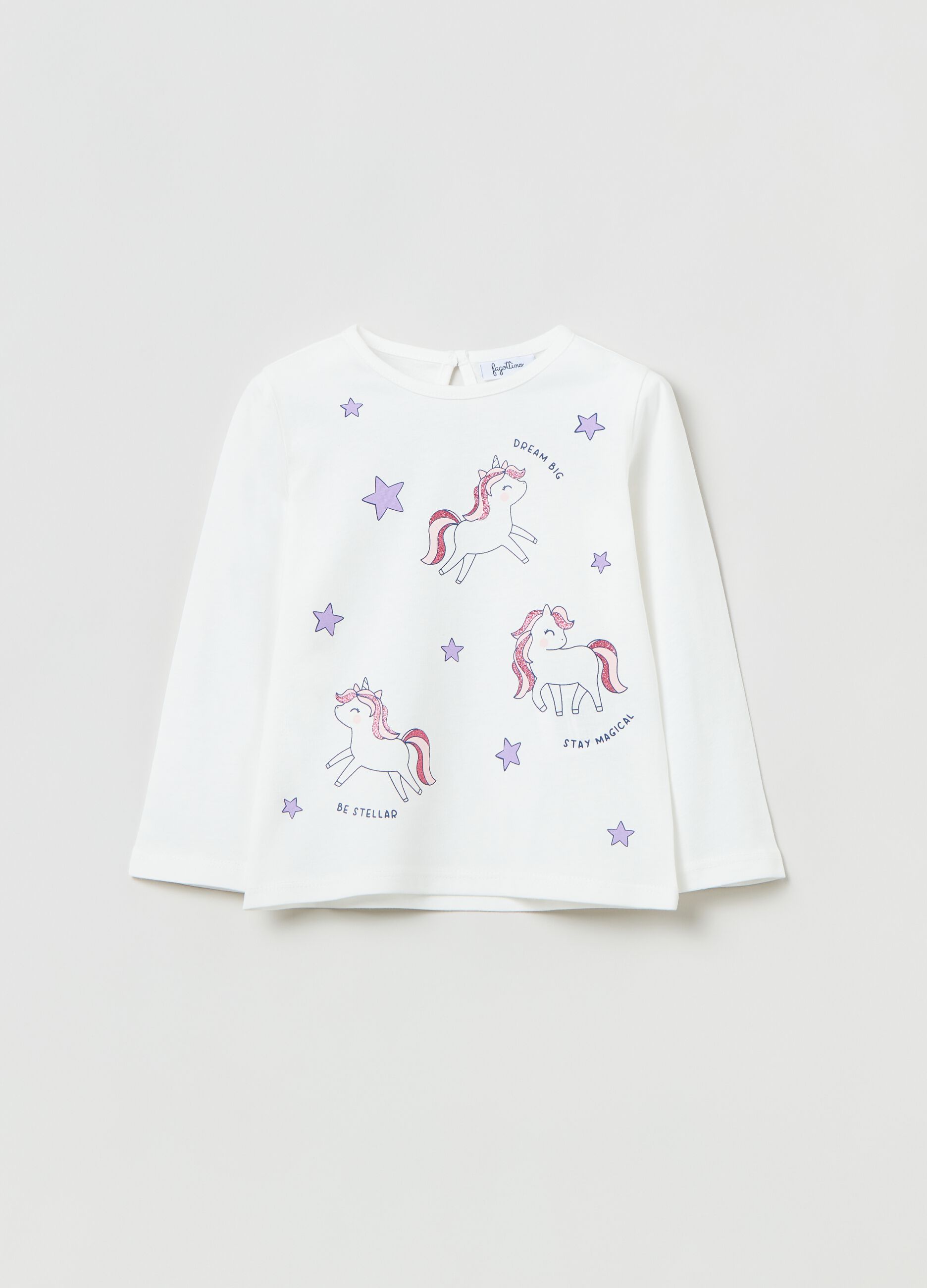 Long-sleeved T-shirt with print